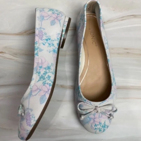 NWT Vionic Callisto Ballet Flats in Pastel Florals - size 6 - Picture 5 of 6